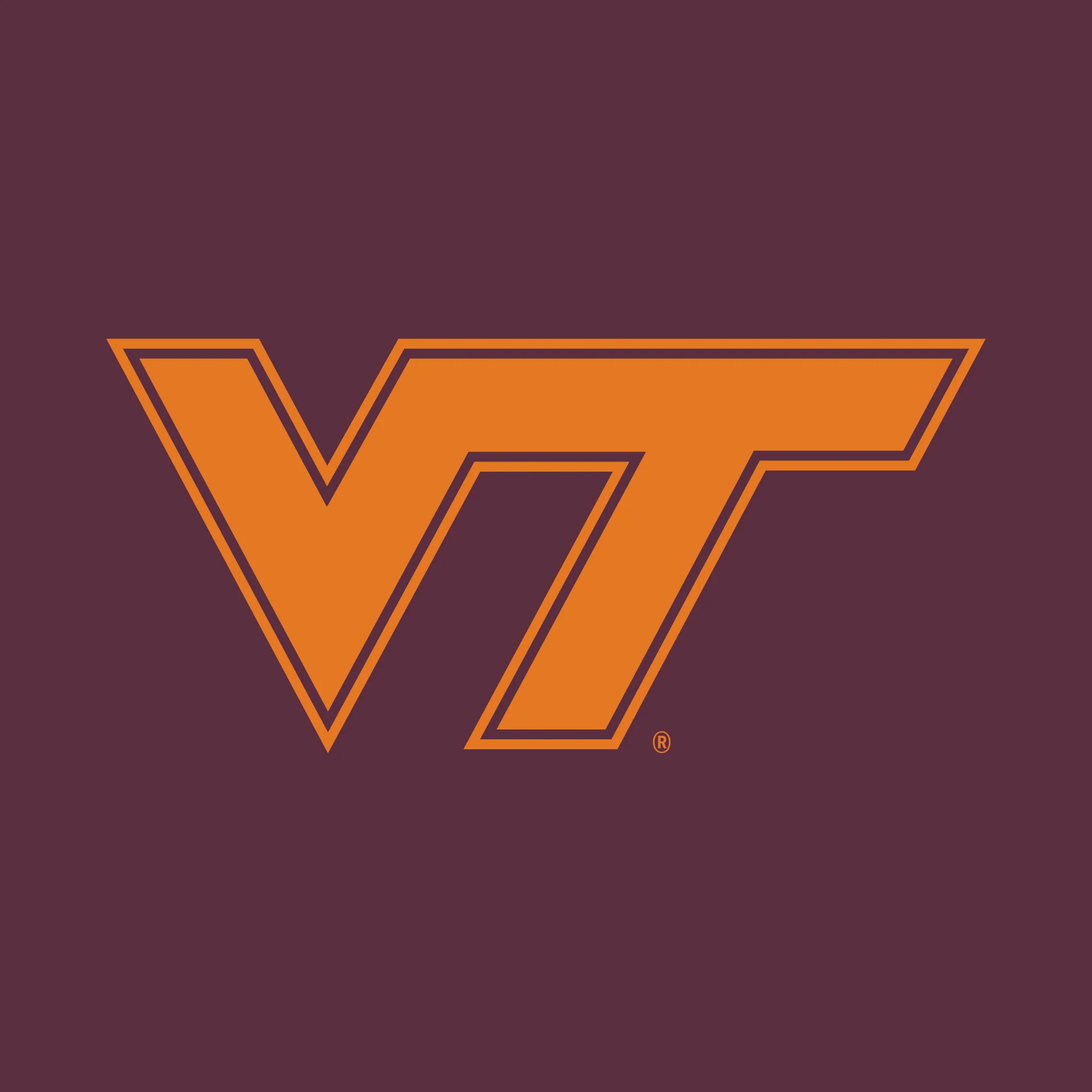 Virginia Tech Front Back Print Hoodie - Maroon - Image 4