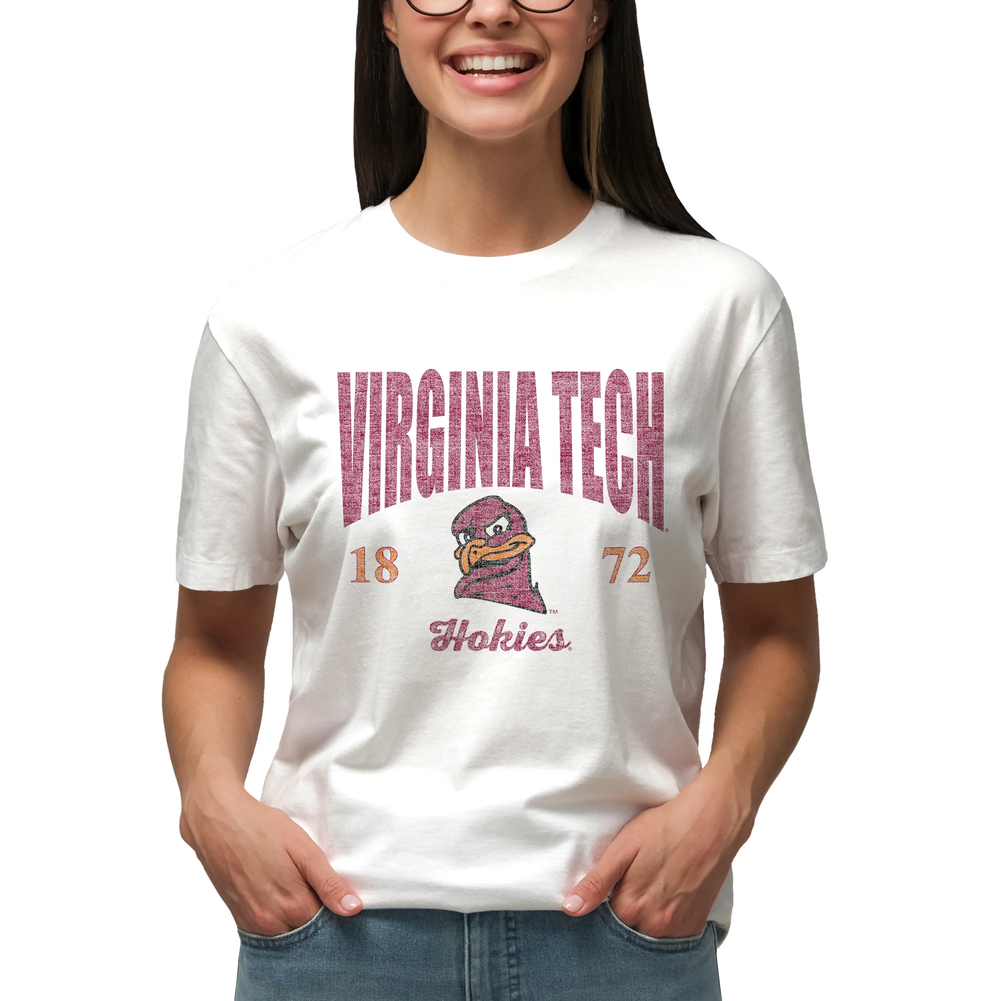 Virginia Tech Giving Noise T-Shirt - White - Image 4