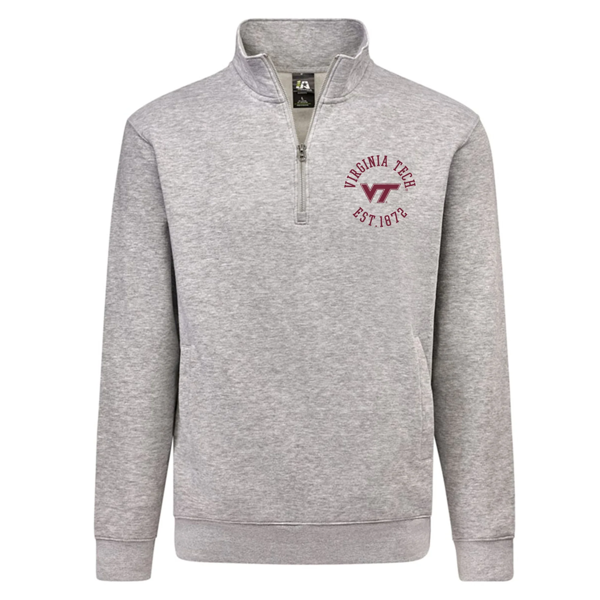 Virginia Tech Old School Circle JA BTB 1/4 Zip - Image 2