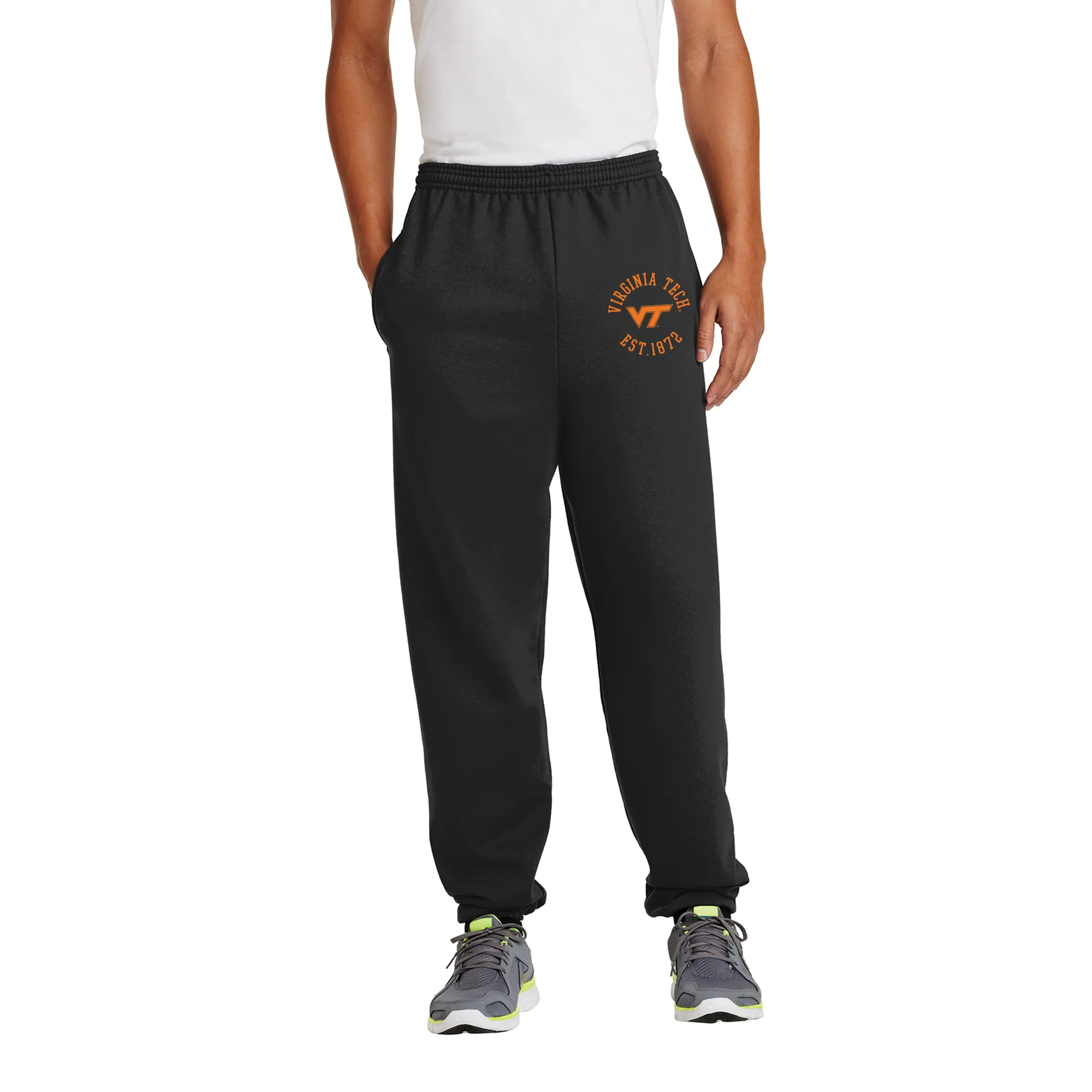 Virginia Tech Old School Circle JA BTB Sweatpants - Image 6