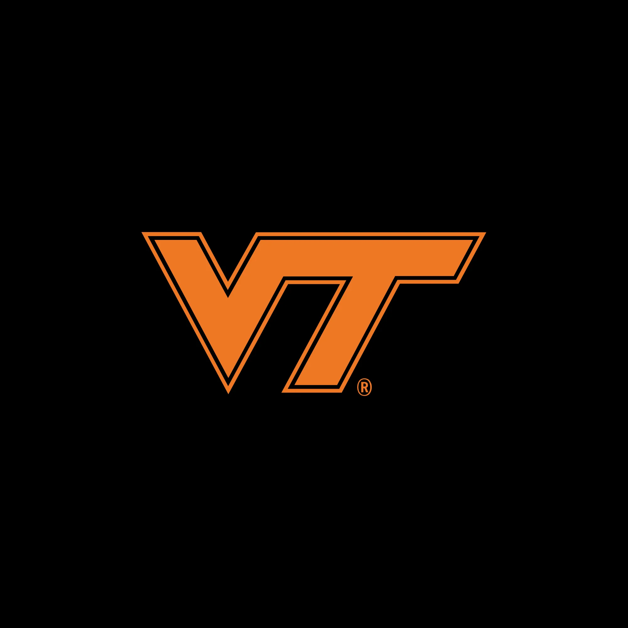 Virginia Tech Primary Logo LC Zip Hoodie - Black - Image 2