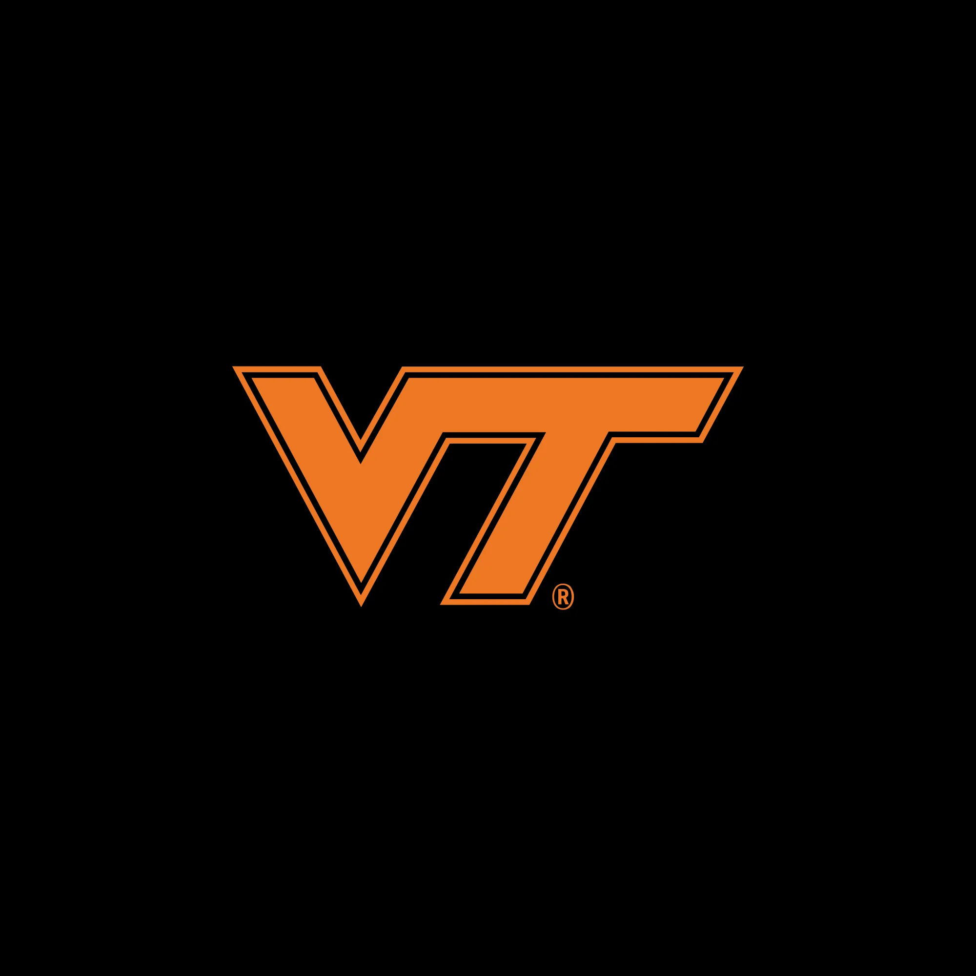 Virginia Tech Primary Logo Sweatpants - Black - Image 2