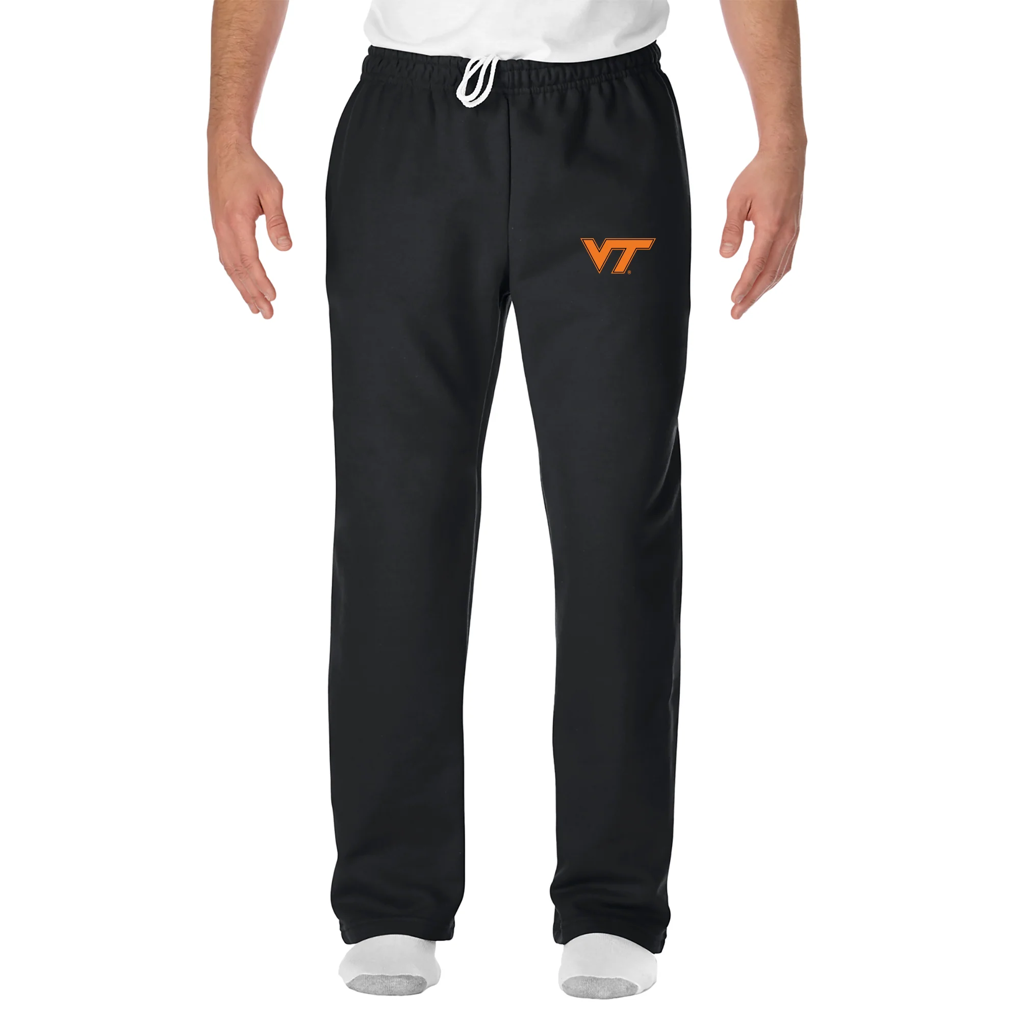 Virginia Tech Primary Logo Sweatpants - Black - Image 3