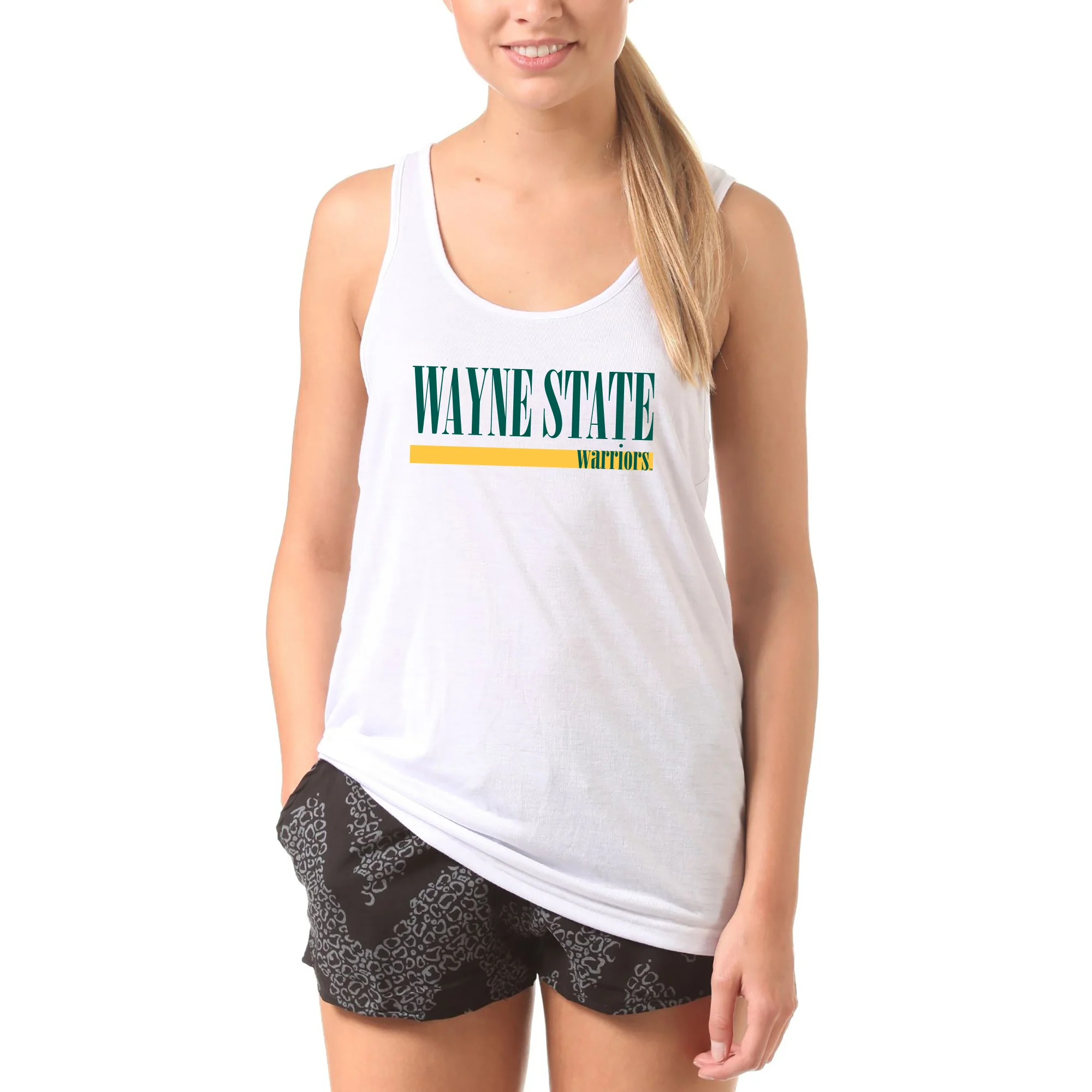Wayne State Boldline Tank Top - White - Image 4
