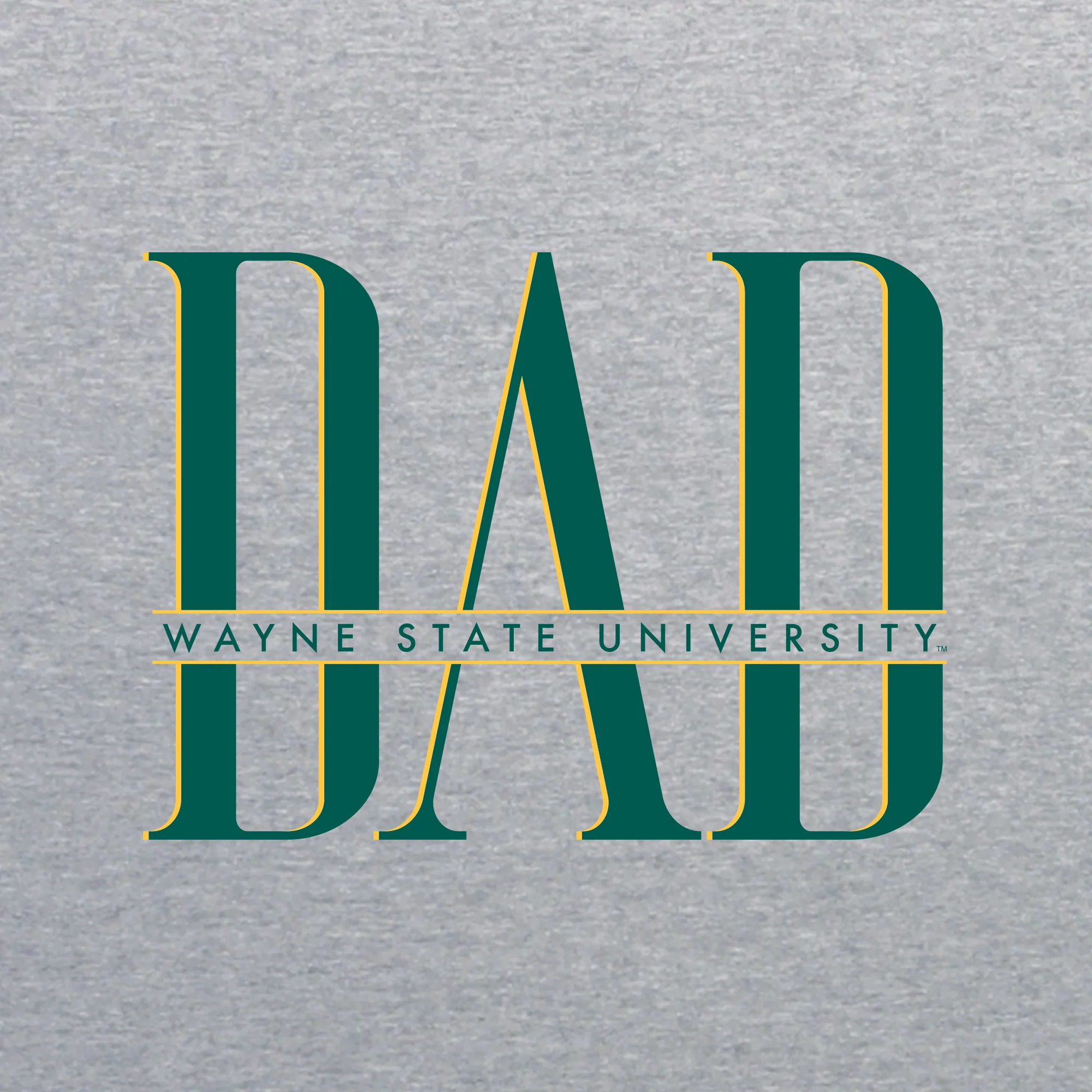 Wayne State Classic Dad Crewneck - Sport Grey - Image 2