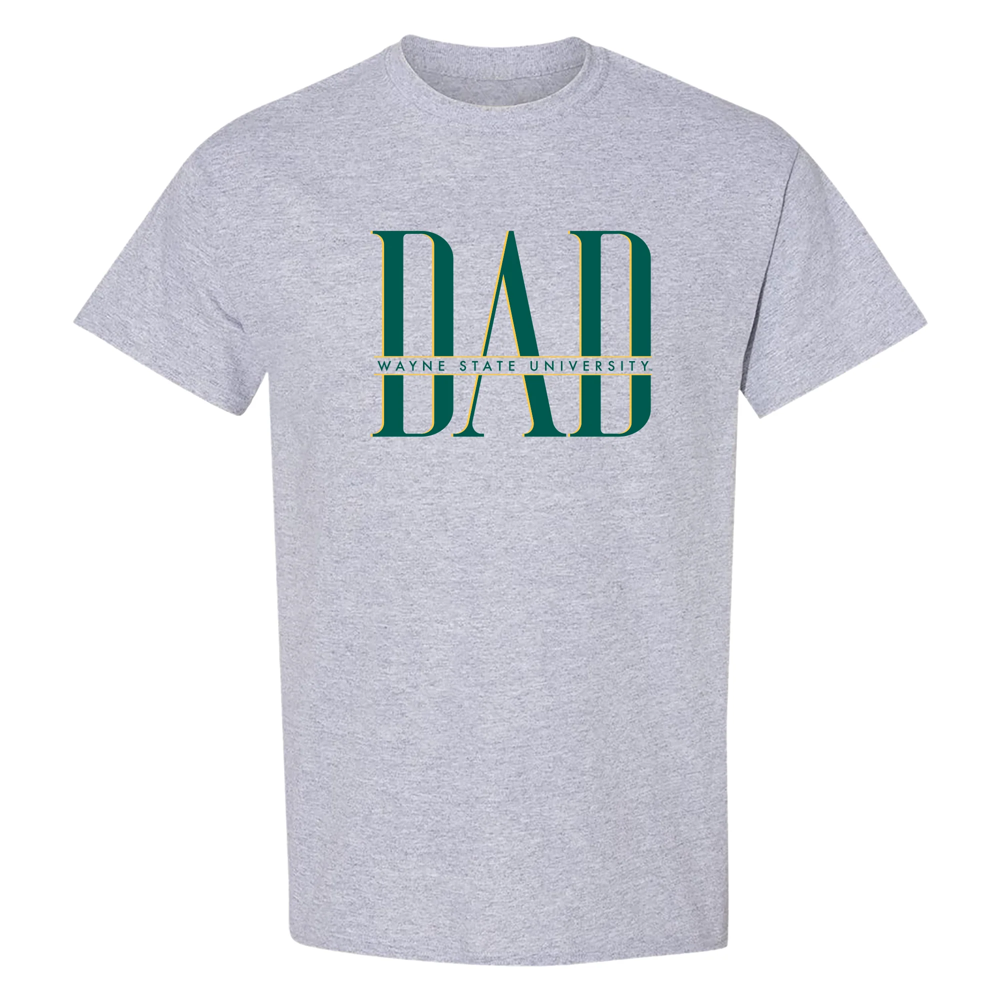 Wayne State Classic Dad T-Shirt - Sport Grey