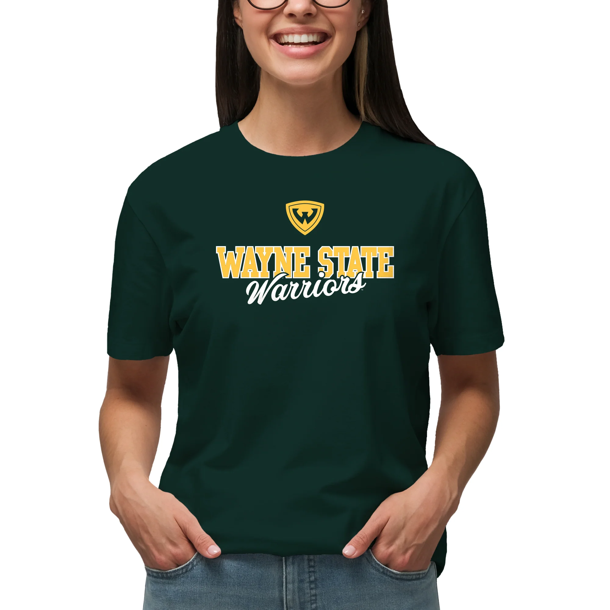 Wayne State Fresh Script T-Shirt - Image 5