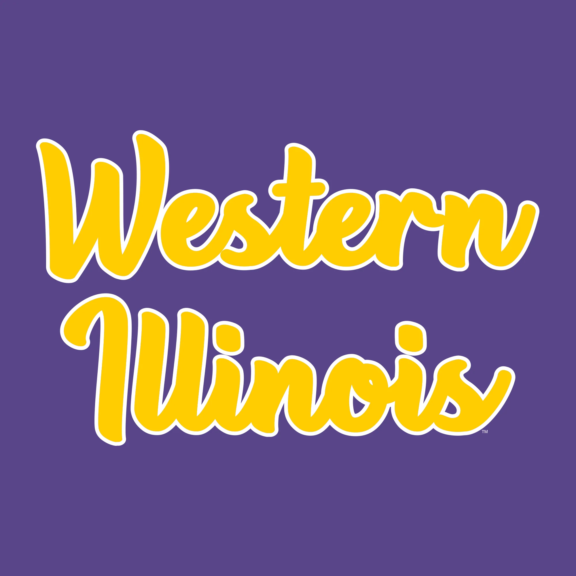 Western Illinois University Leathernecks Basic Script Hoodie - Purple - Image 2