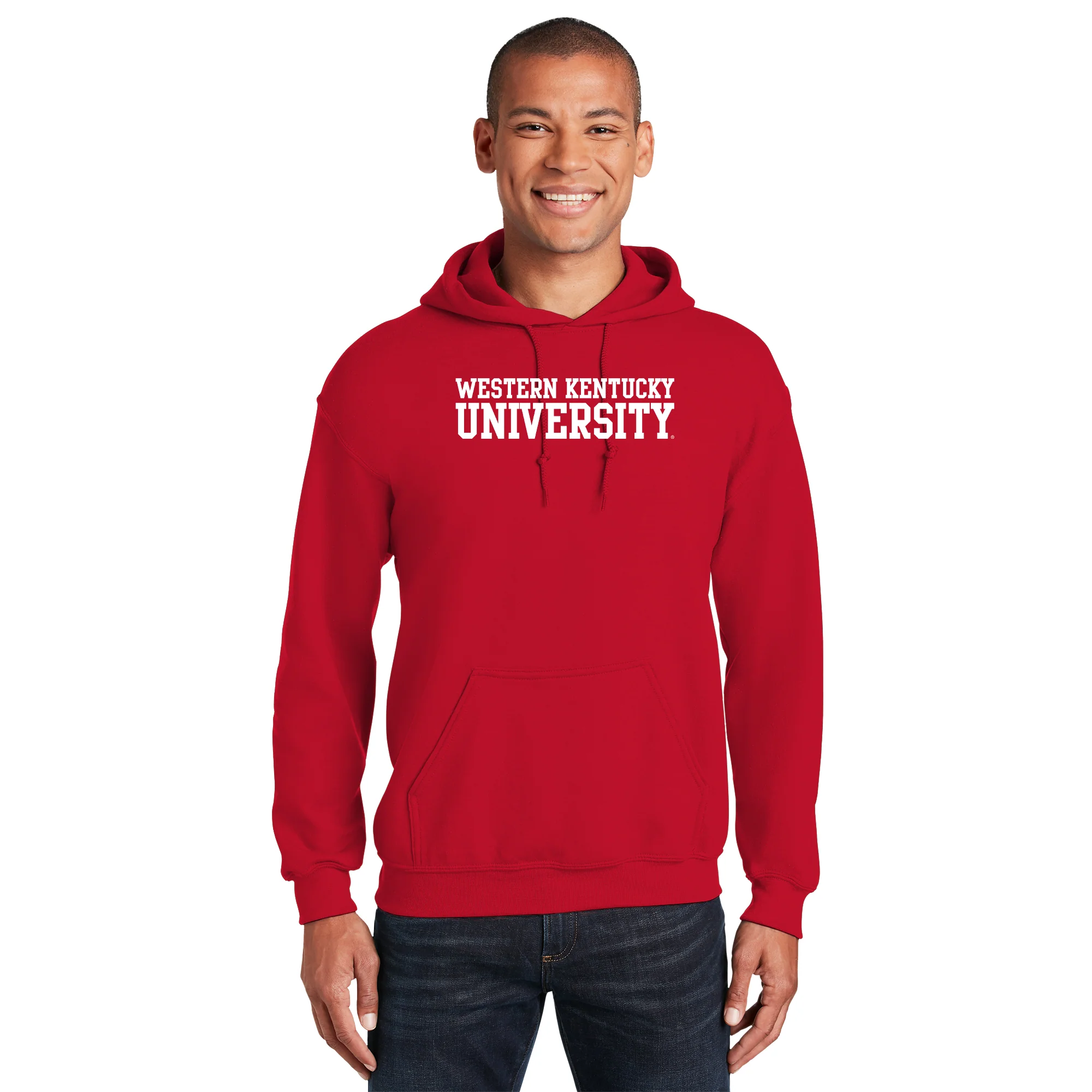 Western Kentucky Hilltoppers Basic Block Hoodie - Red - Image 3