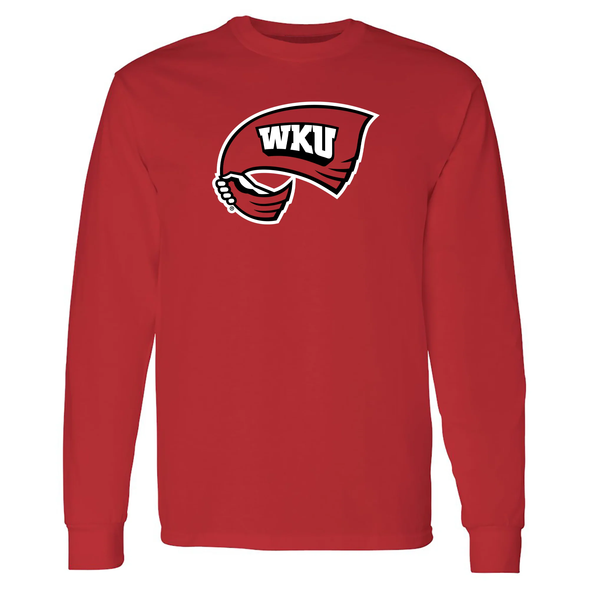 Western Kentucky Hilltoppers Primary Logo Long Sleeve T-Shirt - Image 2