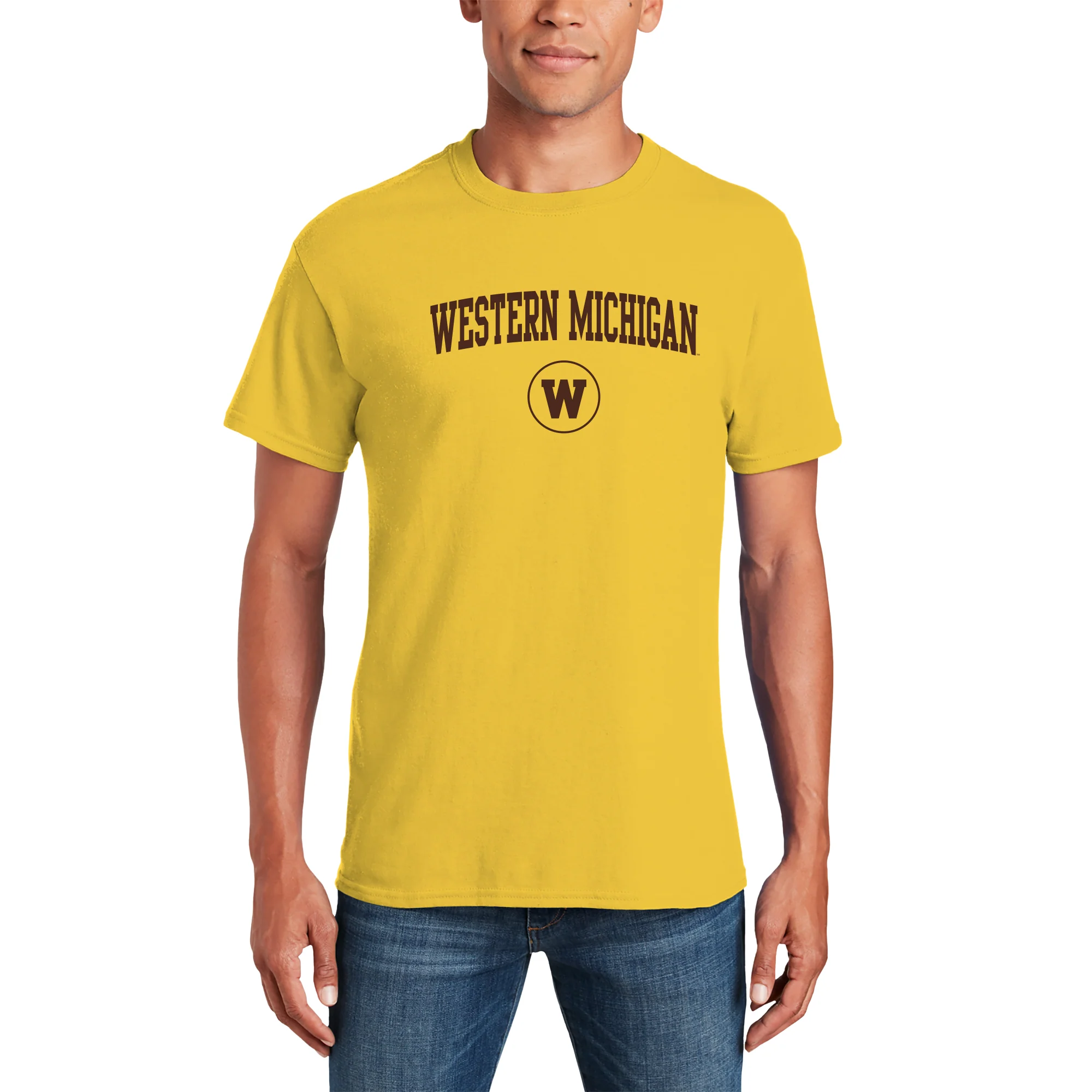 Western Michigan Arch Logo T-Shirt - Daisy - Image 3