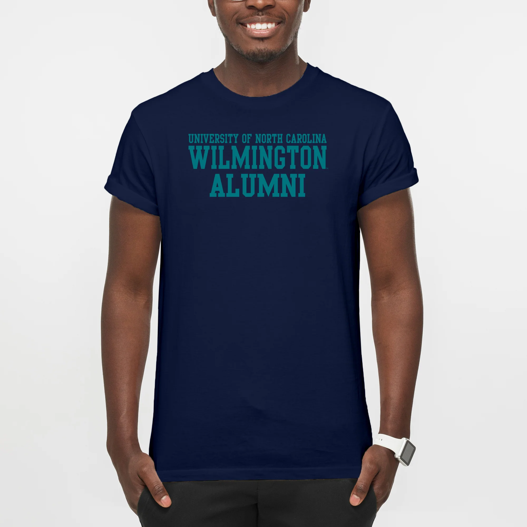 Wilmington Seahawks Alumni Block T-Shirt - Navy - Image 3