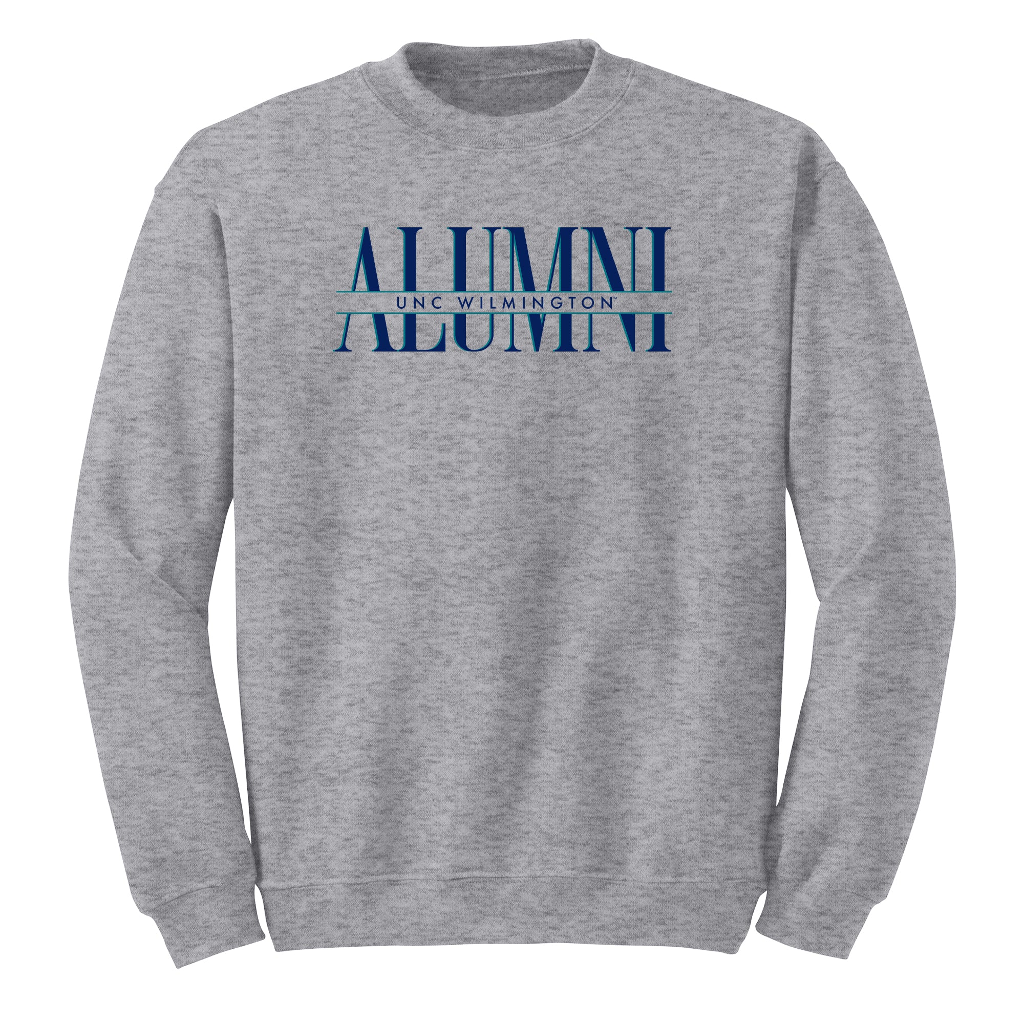Wilmington Seahawks Classic Alumni Crewneck Sweatshirt - Sport Grey