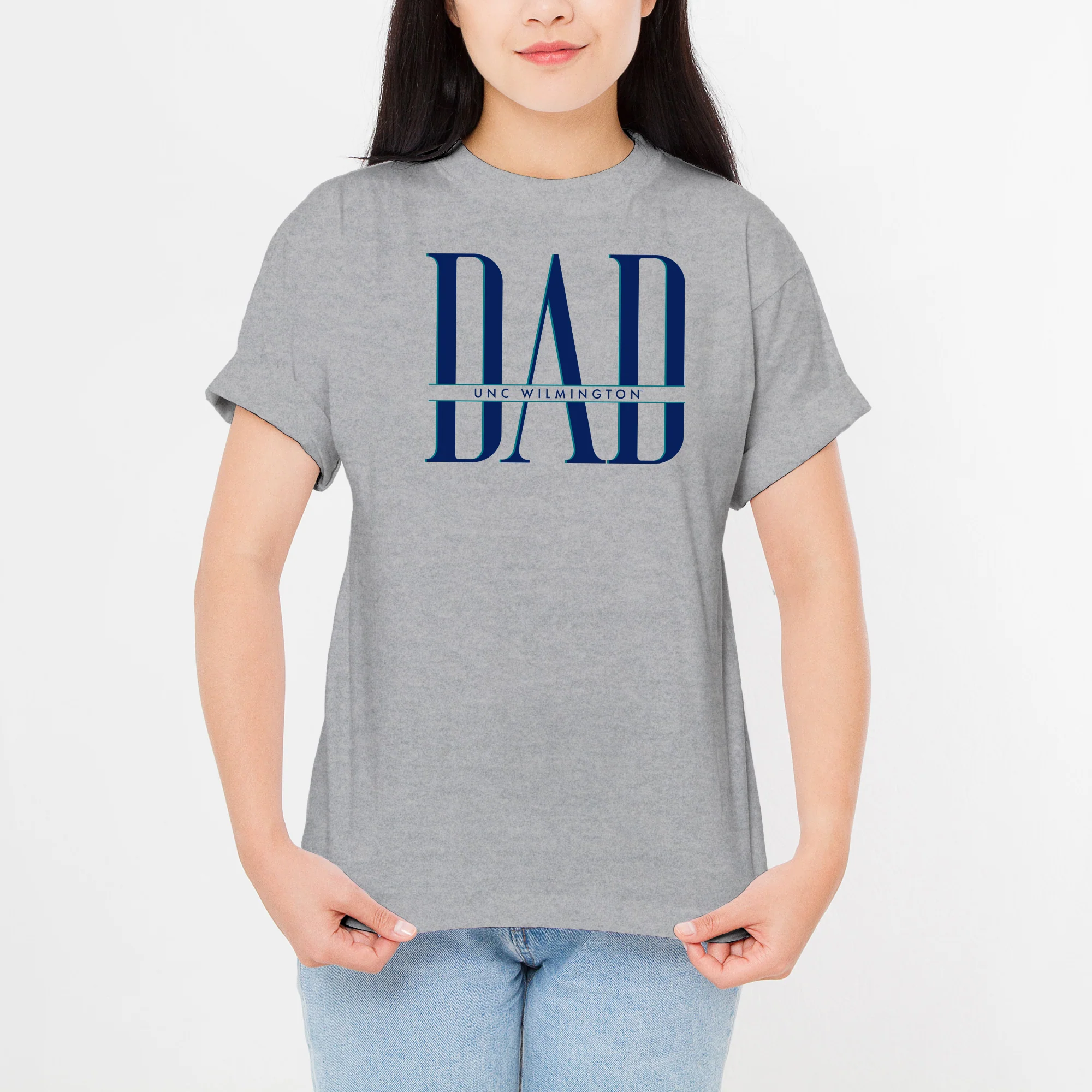Wilmington Seahawks Classic Dad T-Shirt - Sport Grey - Image 4