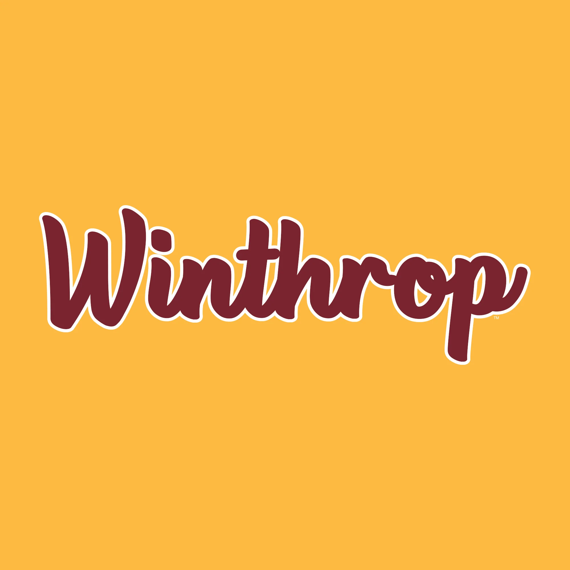 Winthrop University Eagles Basic Script Hoodie - Gold - Image 2