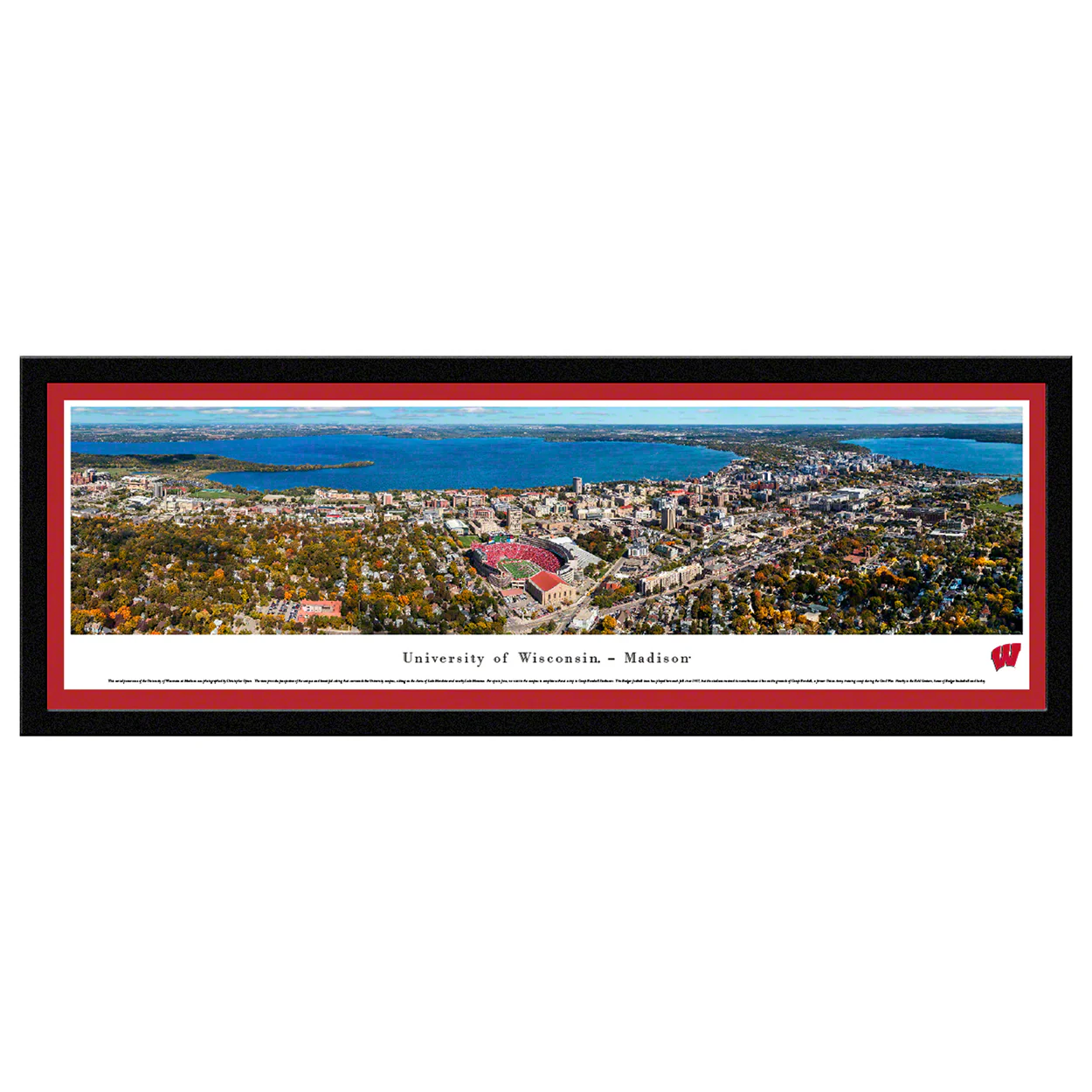 Blakeway Wisconsin Campus Aerial Football Panorama - Image 2