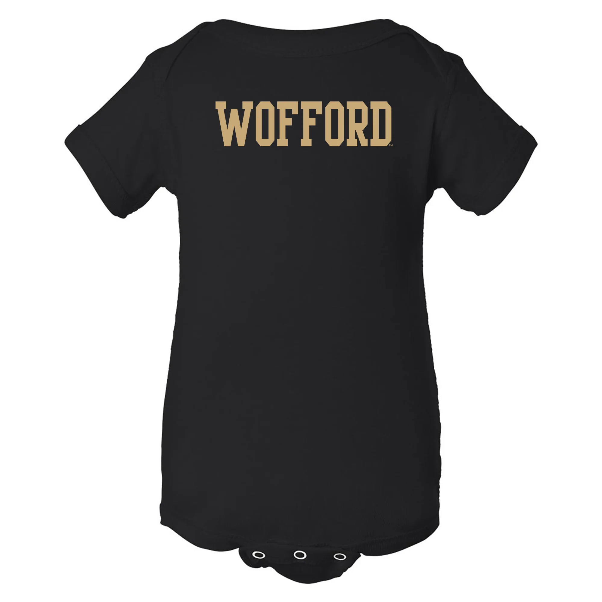 Wofford College Terriers Basic Block Infant Creeper - Black
