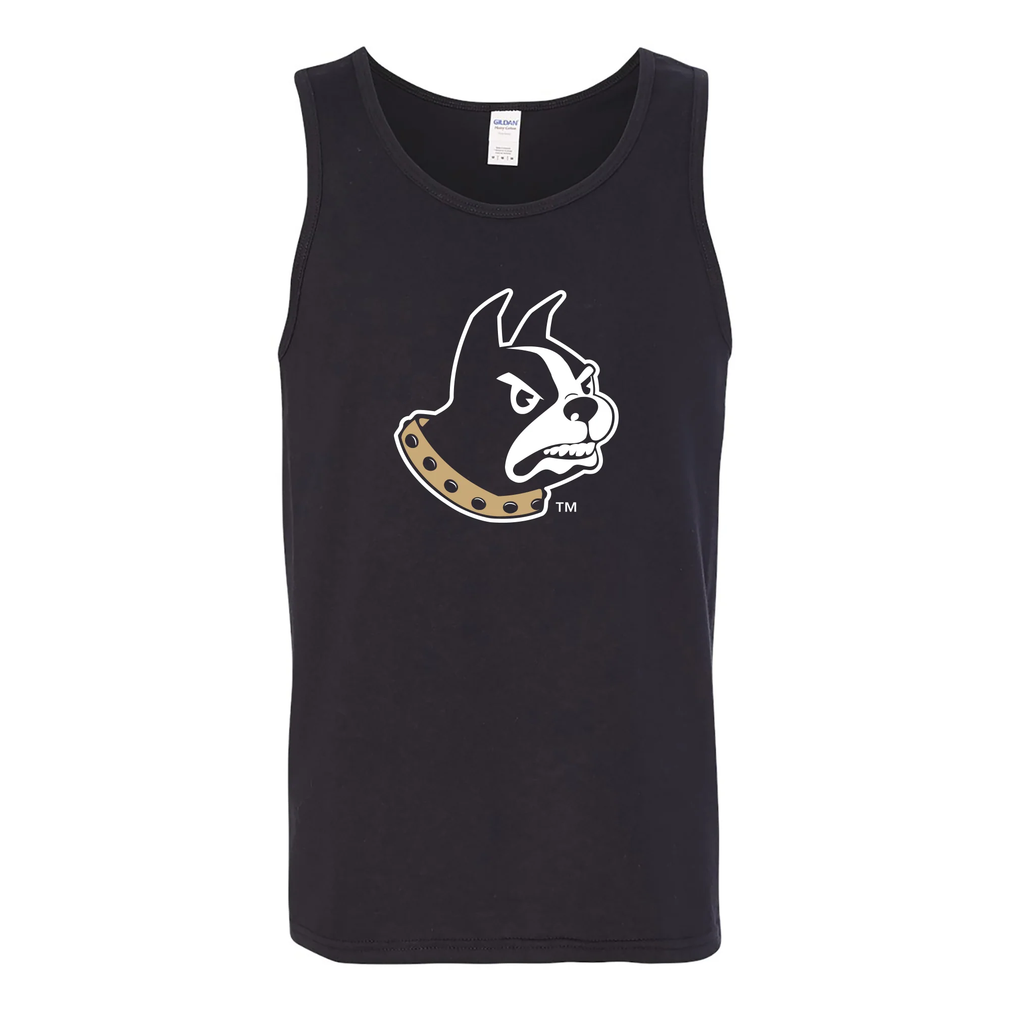 Wofford College Terriers Primary Logo Tank Top - Black