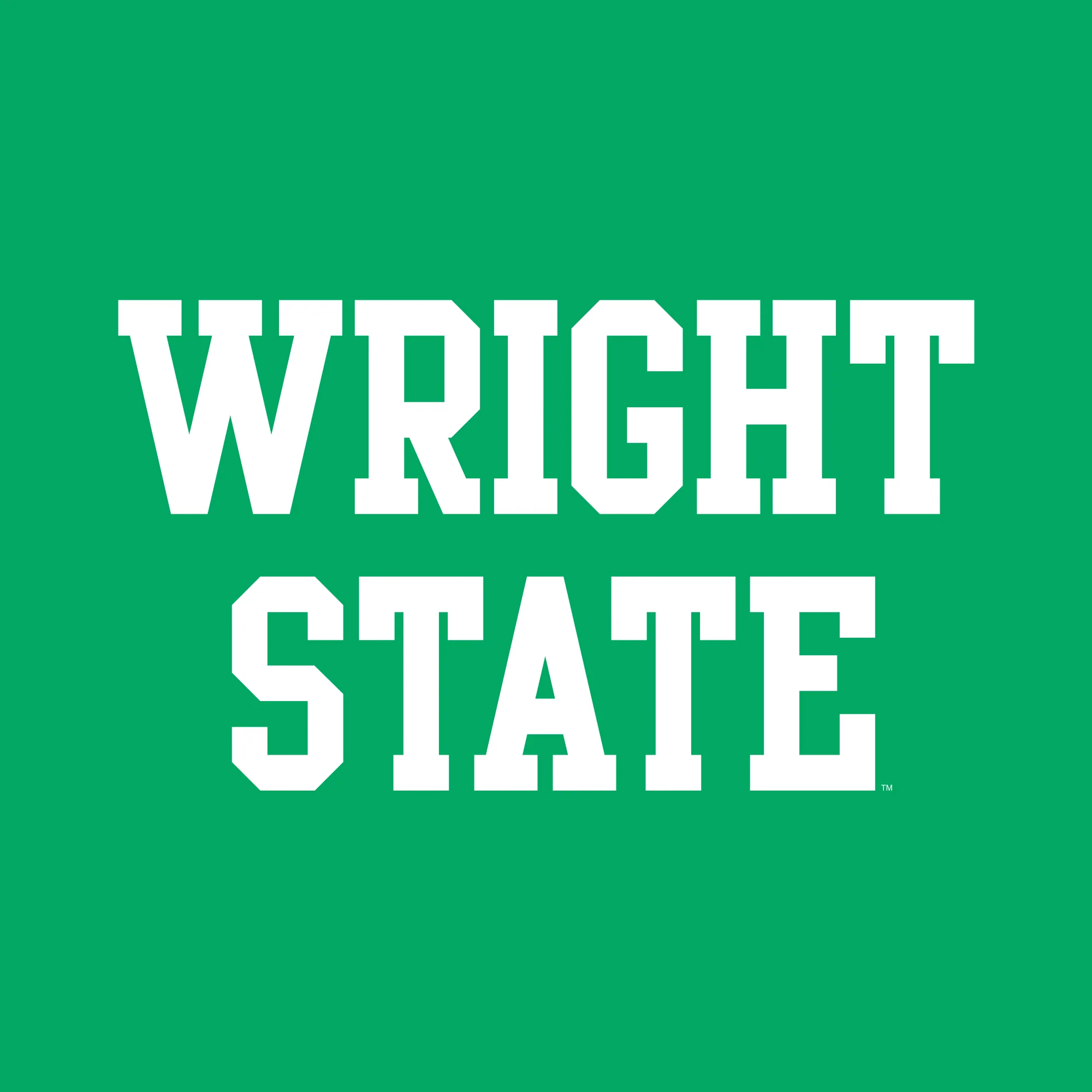 Wright State University Raiders Basic Block Short Sleeve T Shirt - Irish Green - Image 2