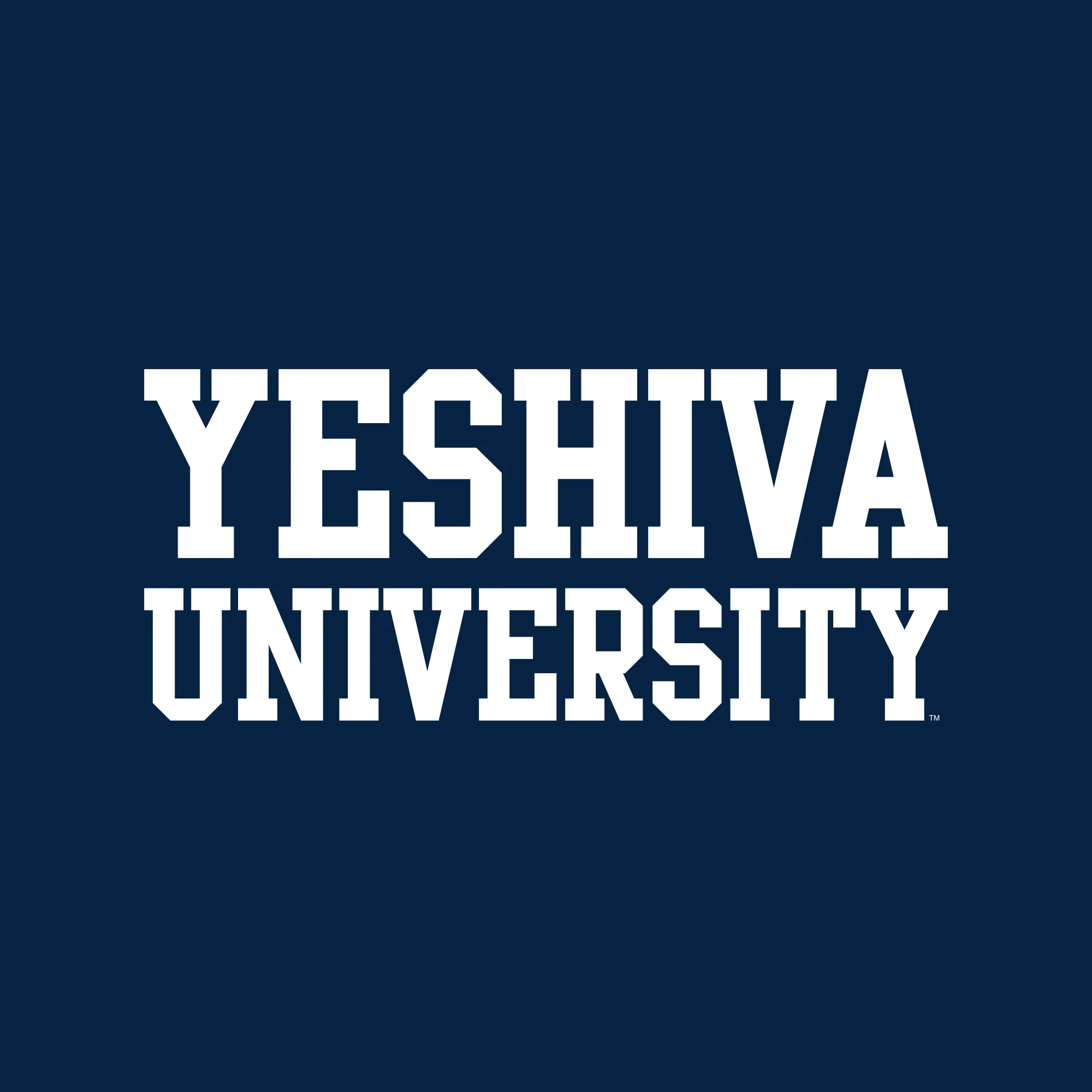 Yeshiva University Basic Block Womens T-Shirt - Navy - Image 2