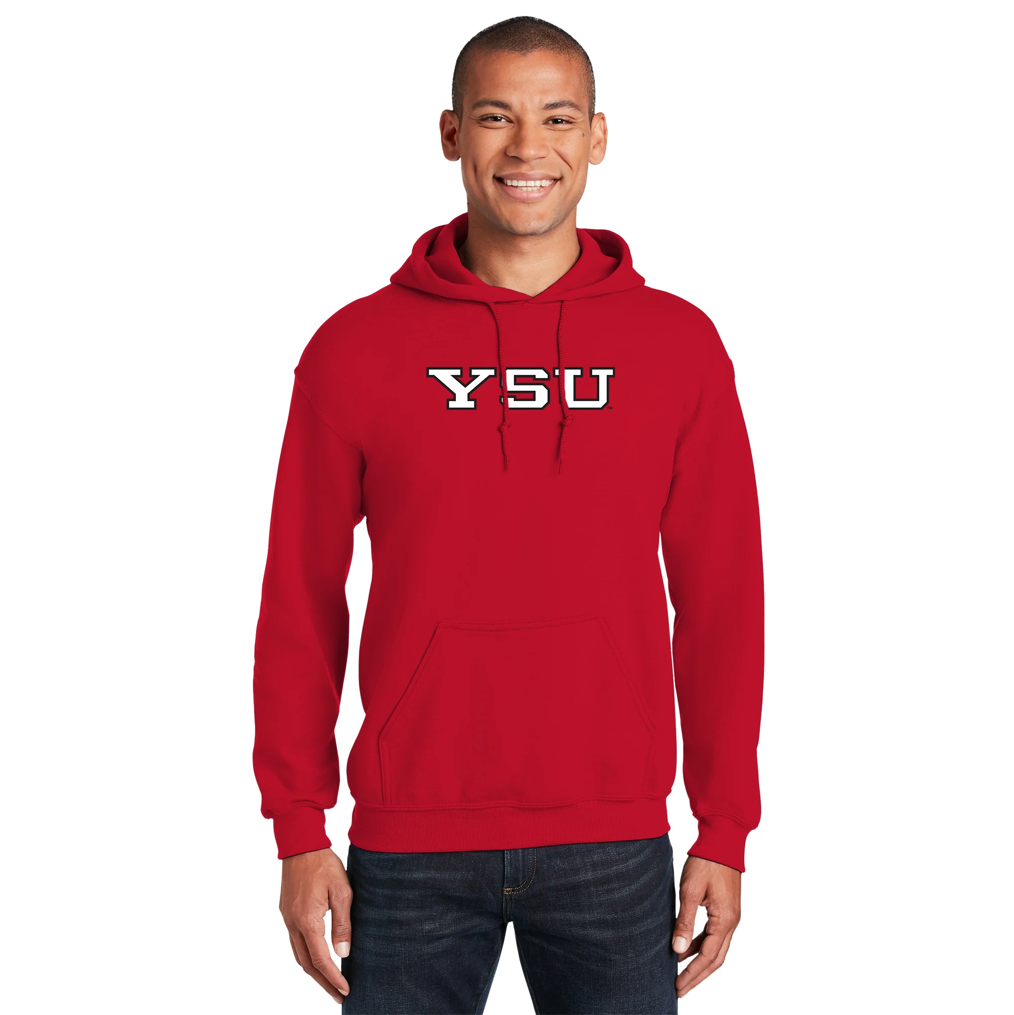 Youngstown Penguins Basic Block Hoodie - Red - Image 3