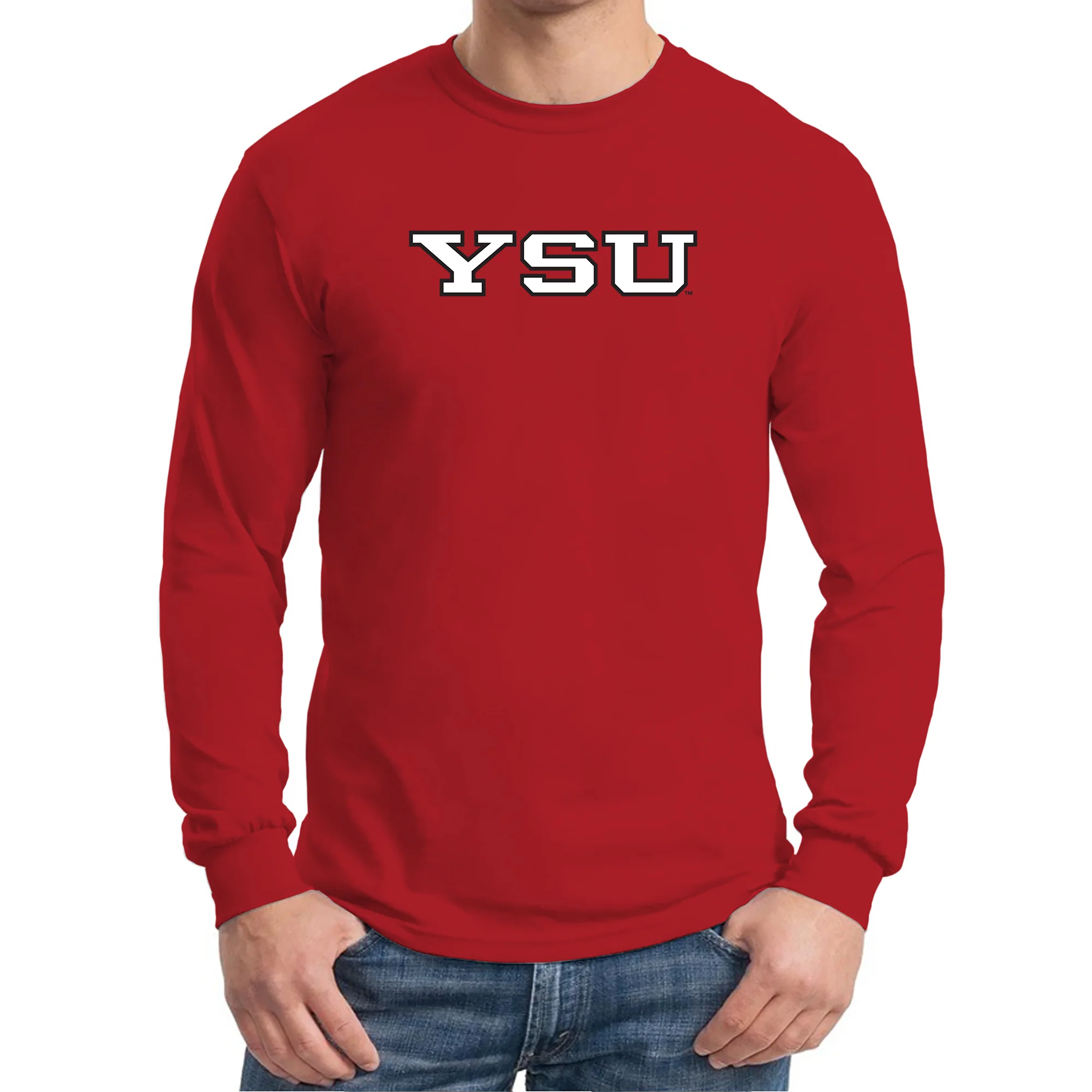Youngstown Penguins Basic Block Long Sleeve - Red - Image 3