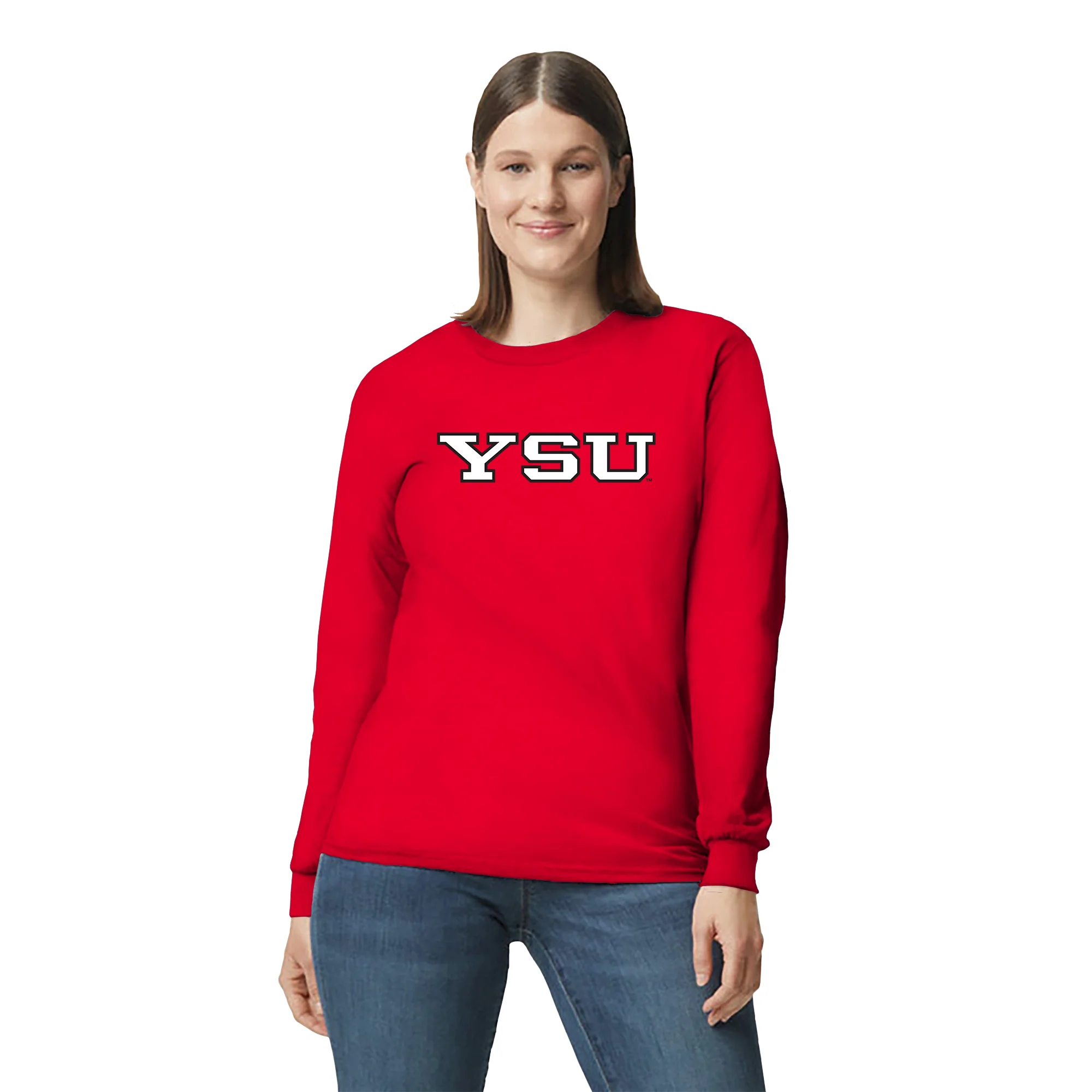 Youngstown Penguins Basic Block Long Sleeve - Red - Image 4