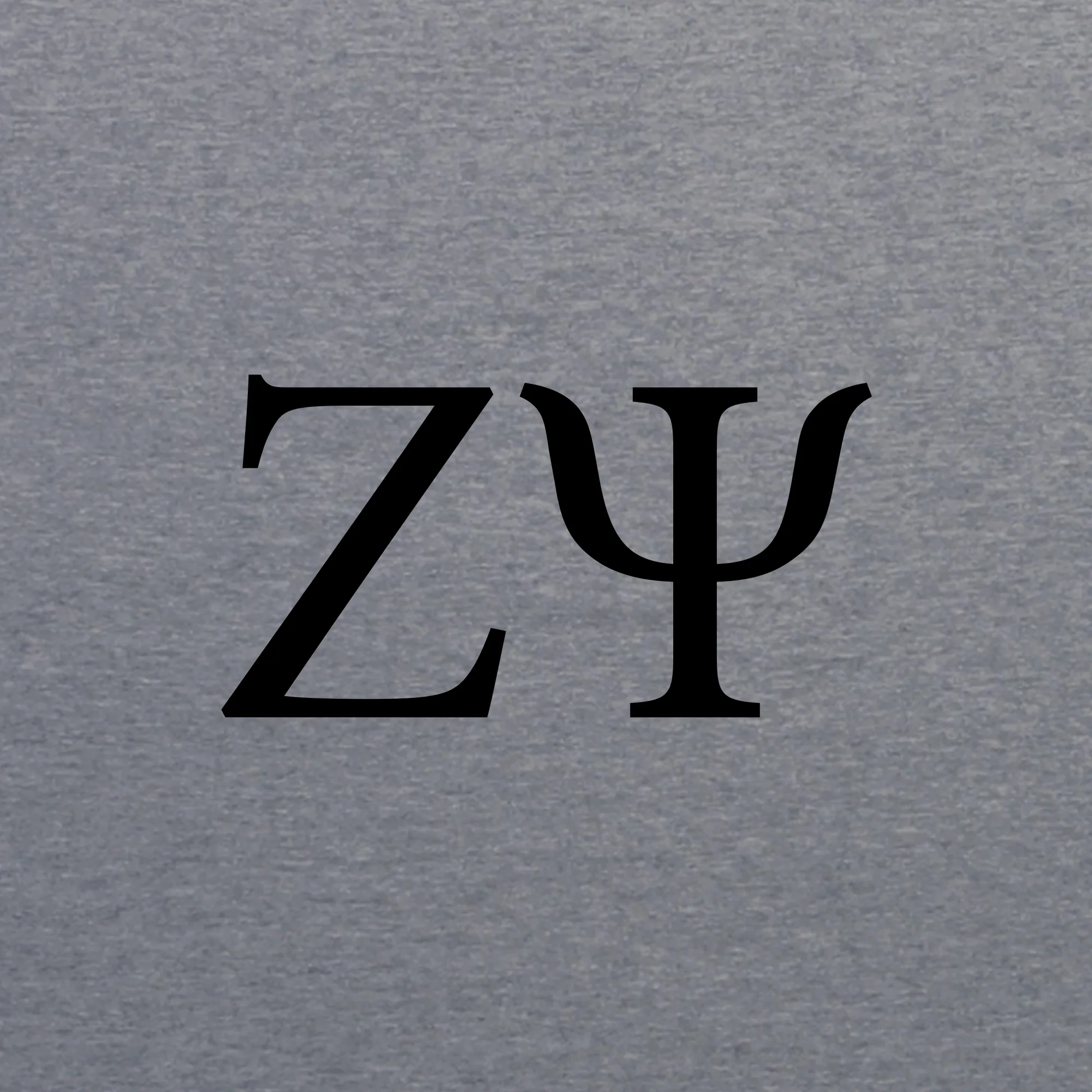 Zeta Psi LC & Back Print Triblend T-Shirt - Premium Heather - Image 2